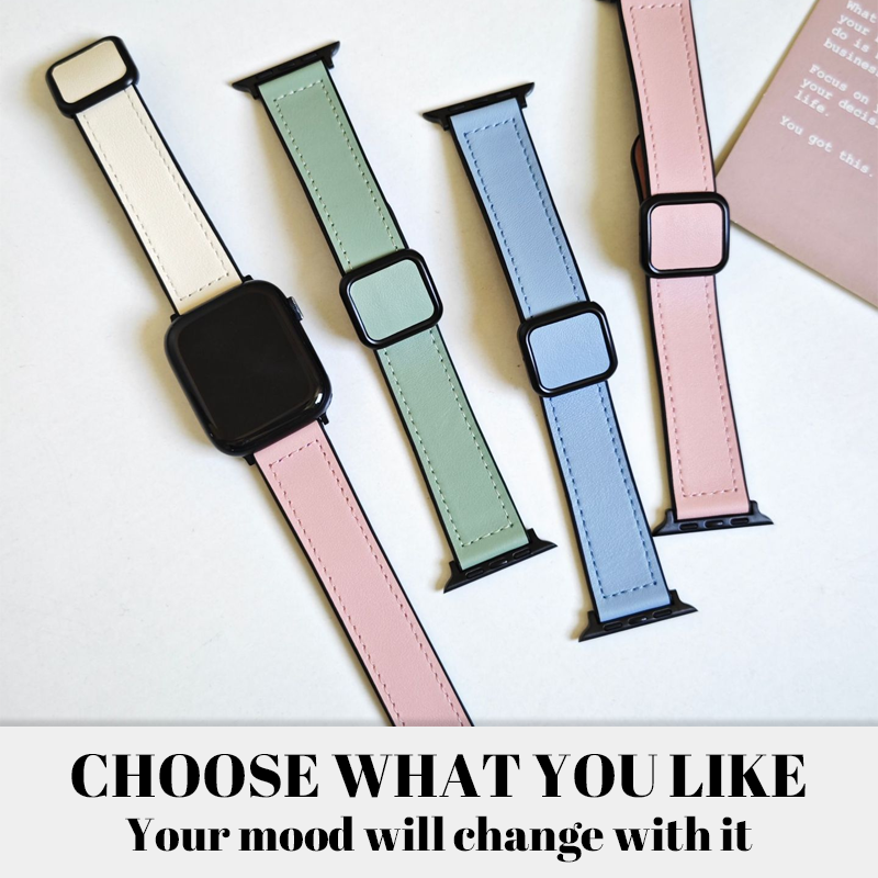 Magnetic Silicone Leather Wrist Strap