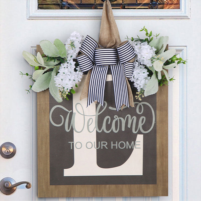 Wooden Letter Front Door Decoration Hanging Sign