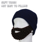 Quirky Bearded Knitted Hat