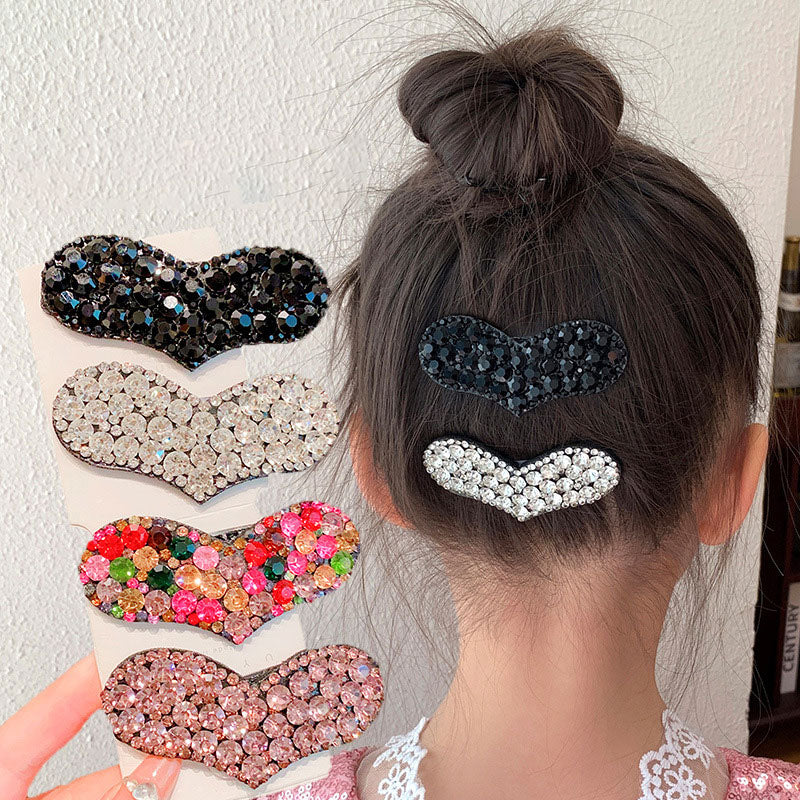 Diamond Heart Broken Hair Clip