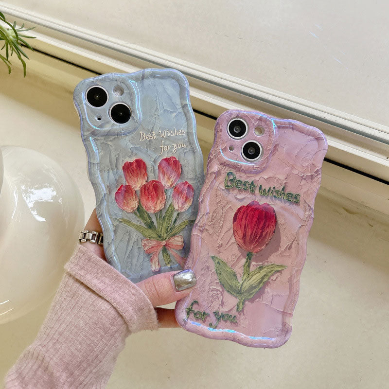 Oil Painting Flower Mobile Phone Case