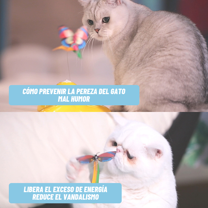 Juguete Eléctrico De Mariposa Para Mascotas./butterfly cat teaser stick