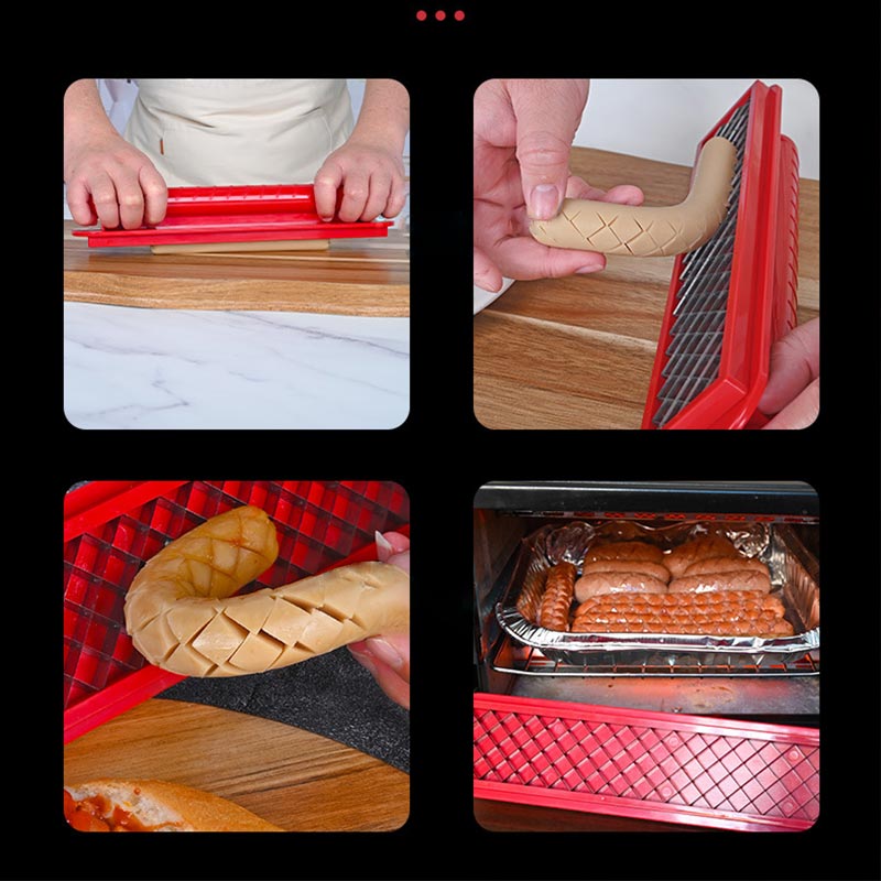 Hot Dog Slicer For Bbq And Kitchen