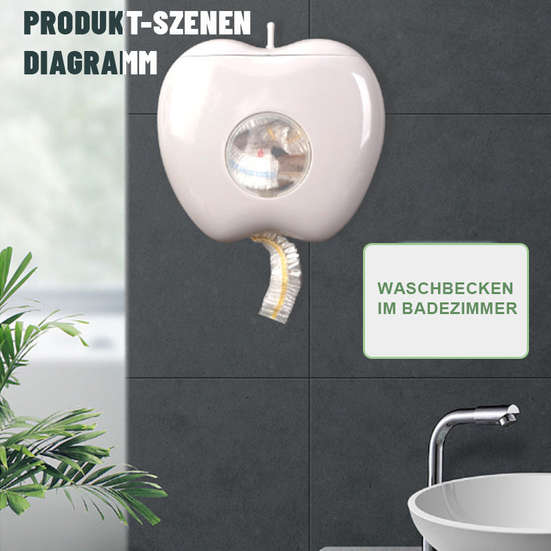 Wandmontierte Frischhaltebeutel-Entnahme- und Finishing-Box/Wall mounted fresh bag removal and finishing box