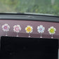 Car Center Console Shaking Head Flower Ornament（5 Pcs)