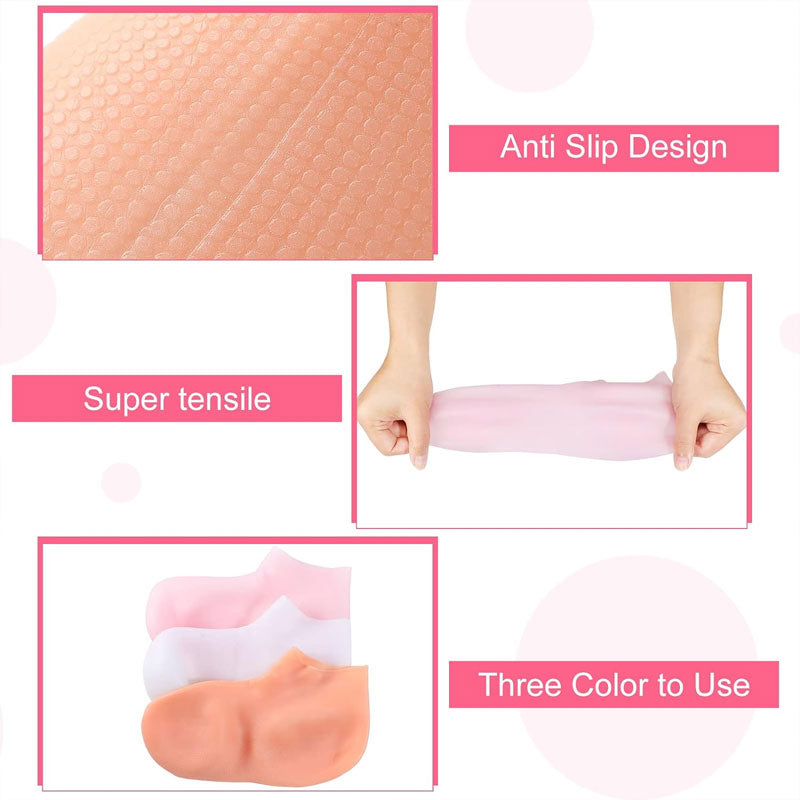 Exfoliating Silicone Beach Socks-Rejuvenate your feet! 👣💕