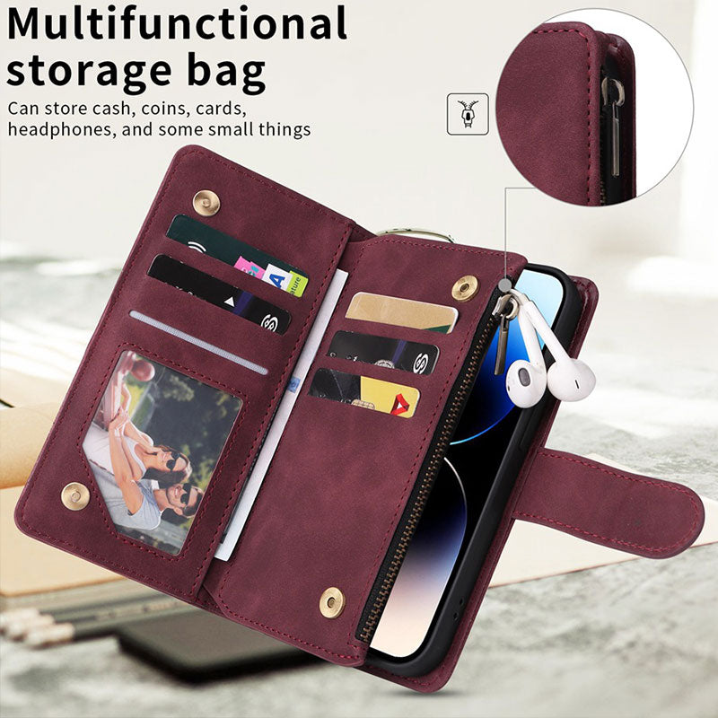 Multifunctional Zippered Phone Case
