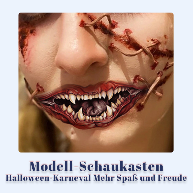 Halloween-Mund-Tattoo-Aufkleber/Halloween Mouth Tattoo Stickers