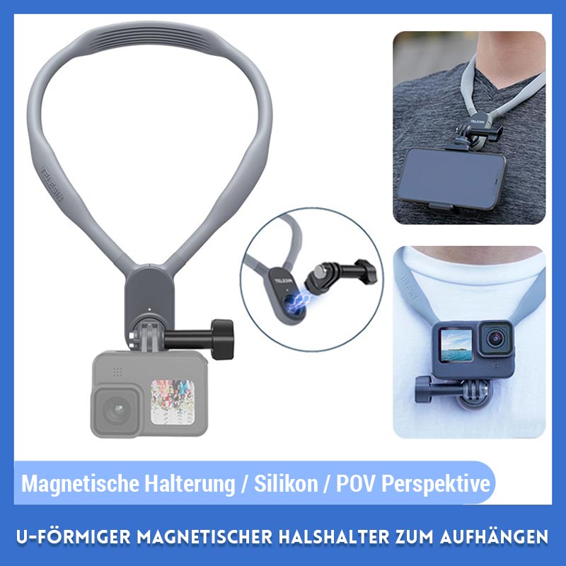 U-förmige Nackenhalterung für Sportkamera/U-shaped neck mount for sports camera