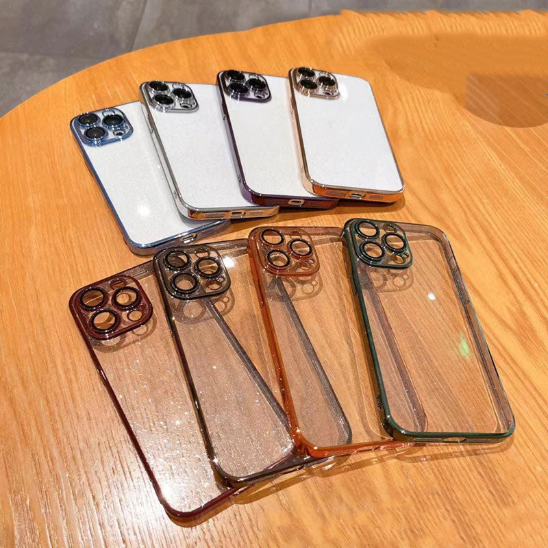 Transparent Glitter Phone Case