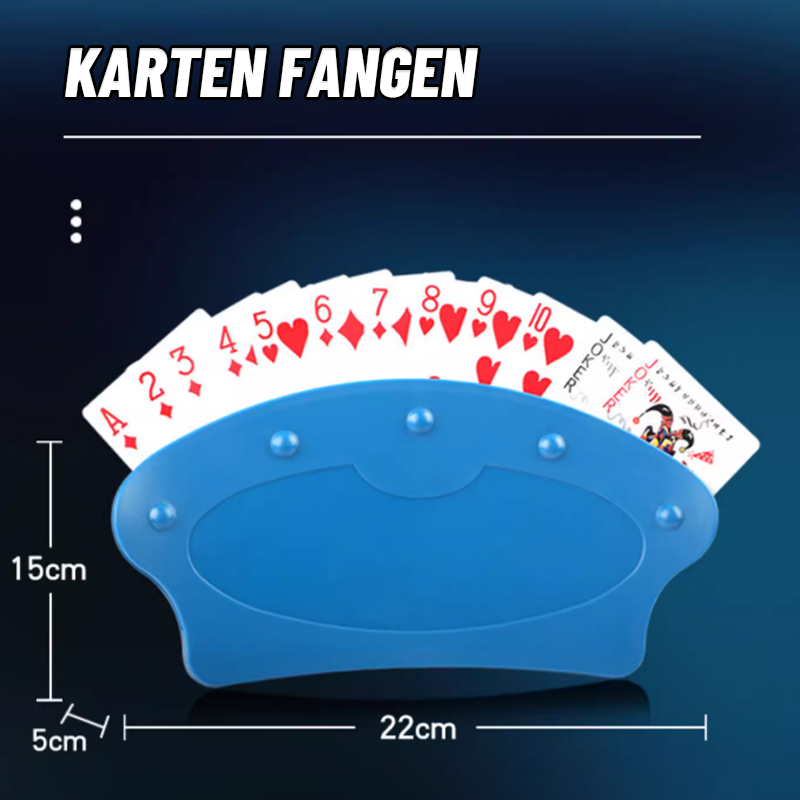 Spielkartenhalter aus Kunststoff/Plastic Playing Card Holder