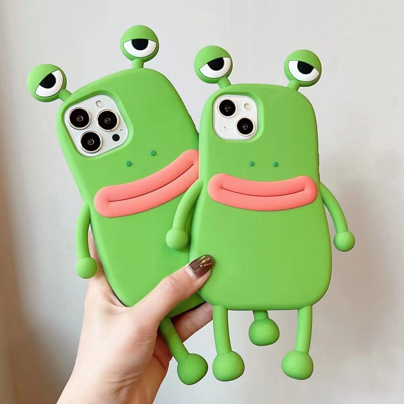 Cartoon Funny Frog Phone Case