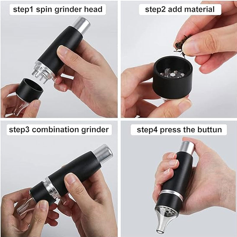 Manual Press Cigarette Grinder