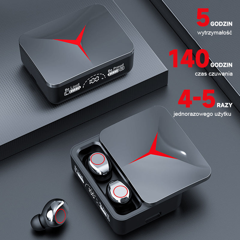 Inteligentny bezprzewodowy zestaw słuchawkowy Bluetooth/Slide Bluetooth power bank earphones