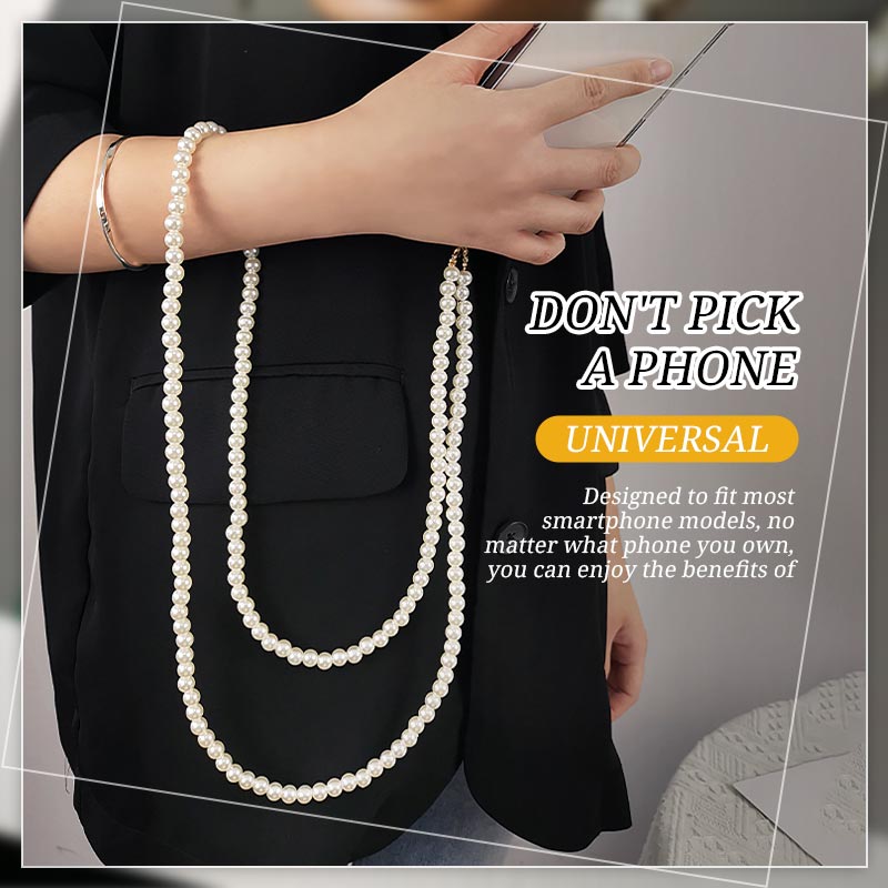 Halter Pearl Phone Chain