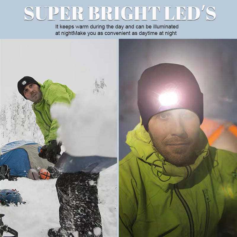 Led Lighting Knitted Hat