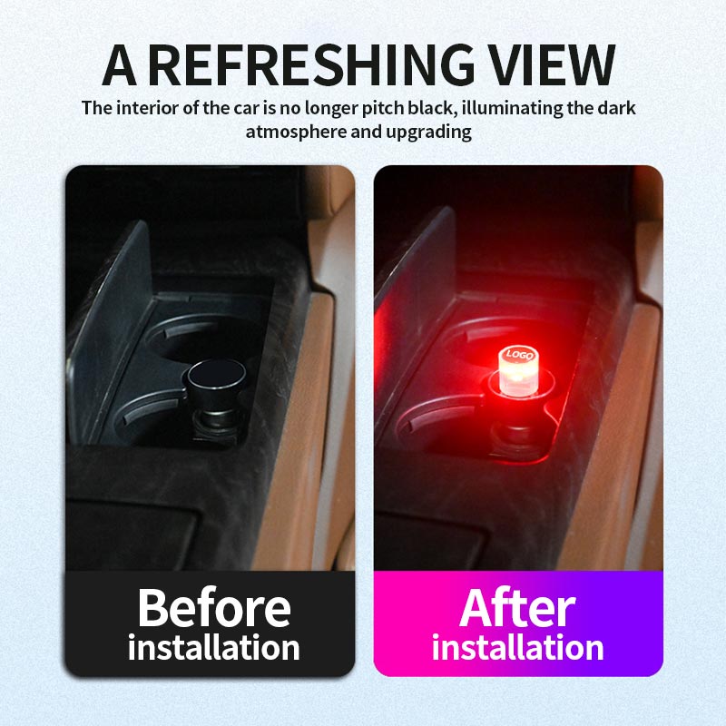 Mini USB LED Car Interior Atmosphere Decorative Light