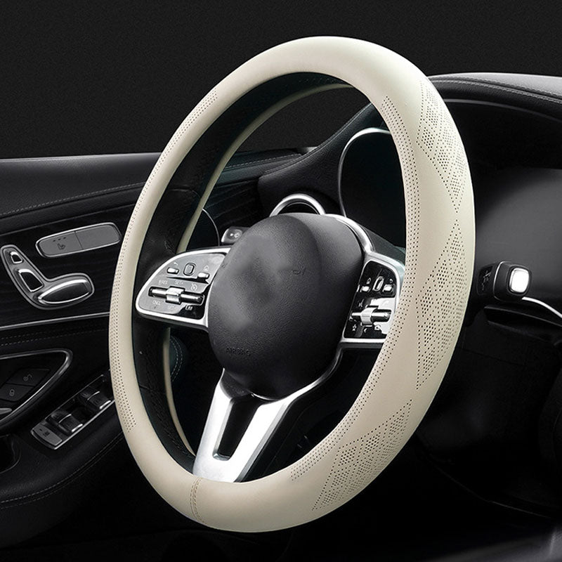 Perforated Breathable Steering Wheel Cover