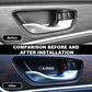 Car Interior Metal Sticker(4PCS)