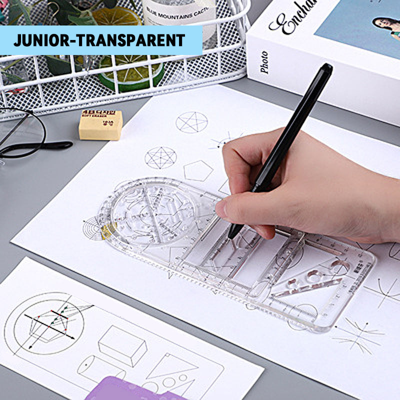 Multifunksjonell Geometrisk Linjal/Multifunctional geometric ruler
