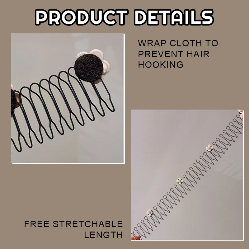 Invisible Broken Hair Clip At The Back Of The Head