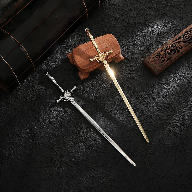 Ancient Sword Coiled Hairpin Headdress（2pcs）