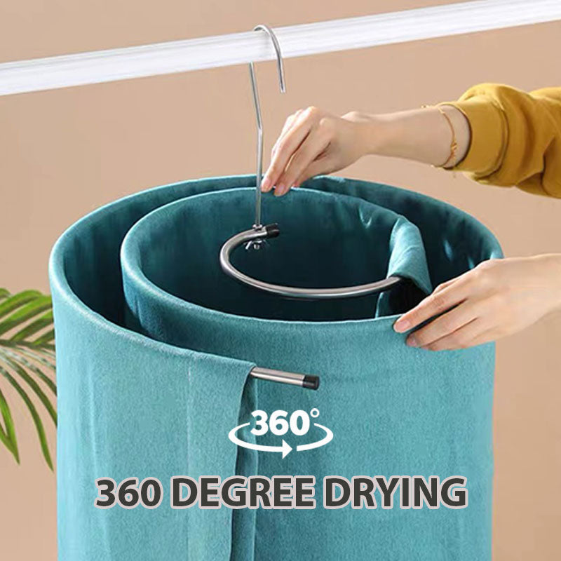Quilt Drying Artifact - Spiral Clothes Hanger