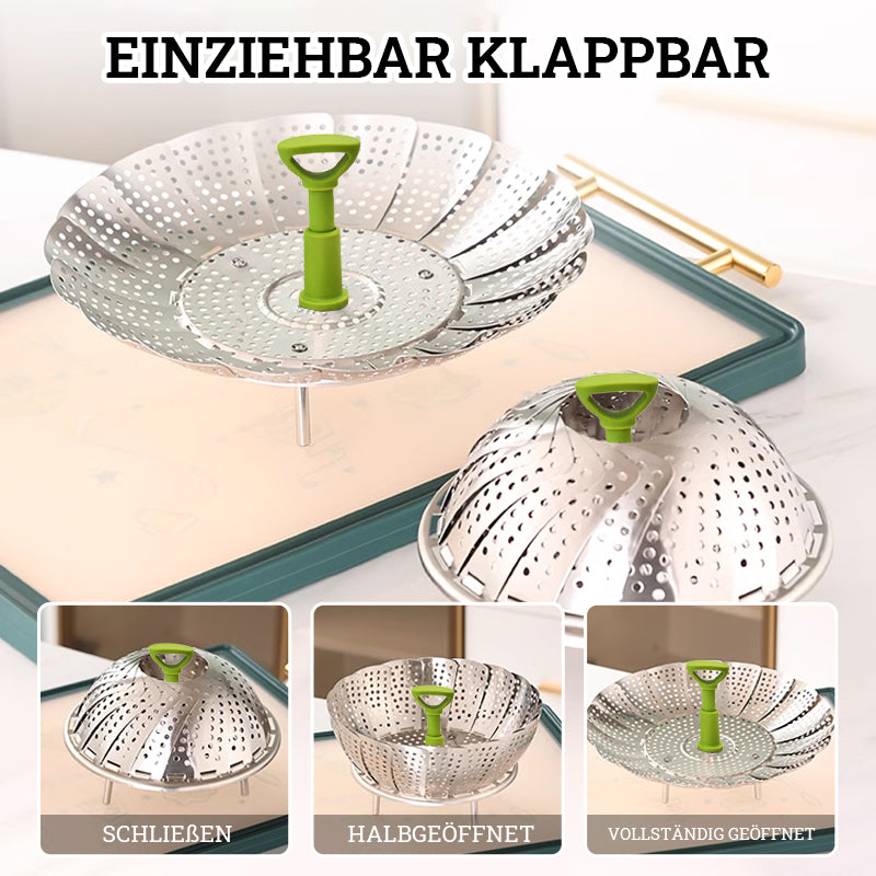 Dampfgarer aus Edelstahl