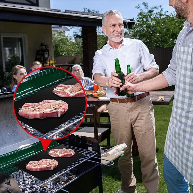 Bbq Mat With Cutting Strips