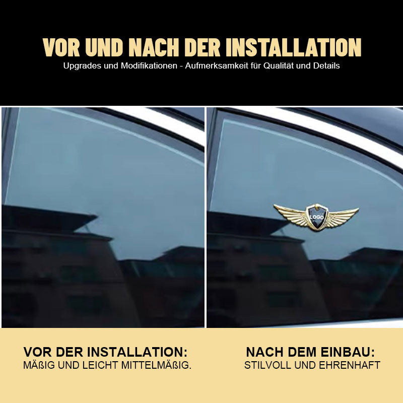 Autoaufkleber mit Flügeln aus Metall🦅（2er-Pack）/Metal wings car stickers 🦅 (pack of 2)