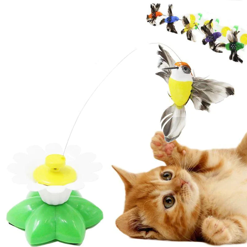Sommerfugl/Fugl Automatisk Roterende Kattteaser/Butterfly/bird automatic rotating cat teaser