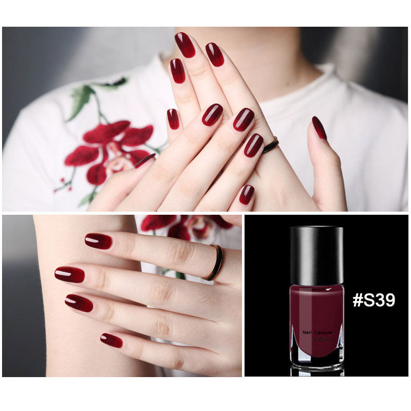 Ny Avtagbar Vannbasert Neglelakk/Removable water-based nail polish