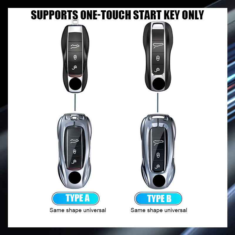 For Porsche Car Metal Sports Car Key Case