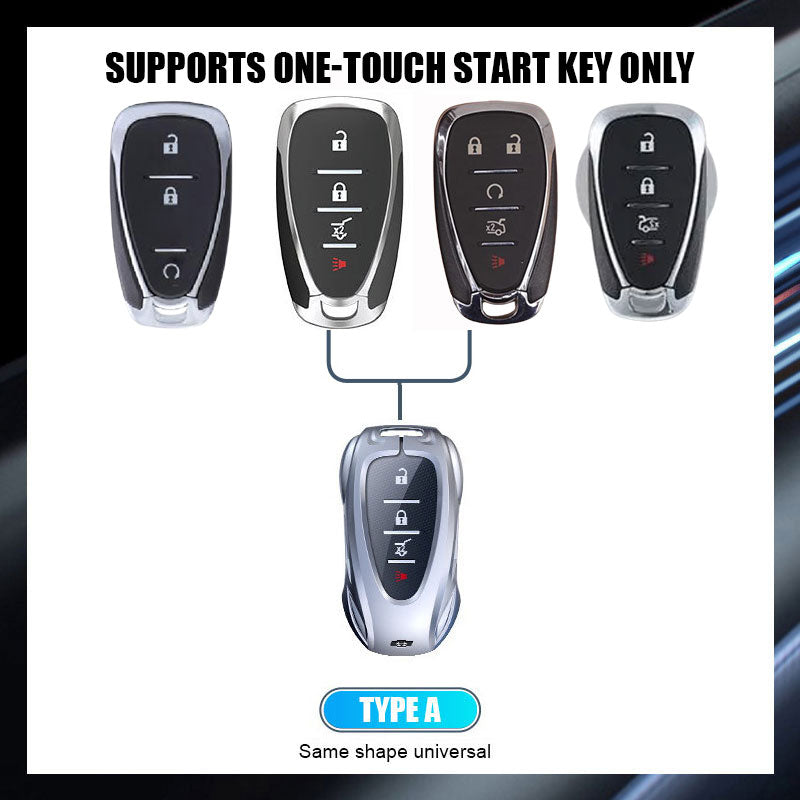 For Chevrolet Car Metal Sports Car Key Case