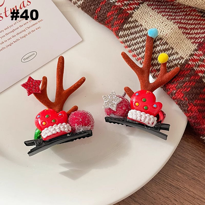Christmas Antler Hair Clip