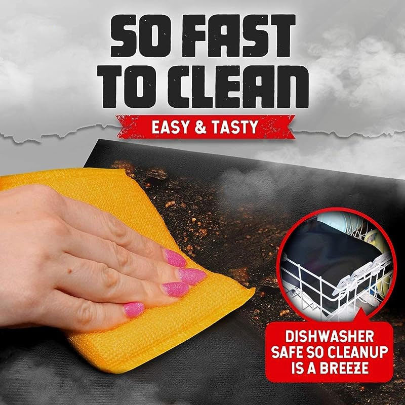 Bbq Mat With Cutting Strips