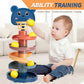 Children'S Stacking Shooting Track Rolling Ball