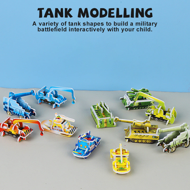 3D Three-Dimensional Small Piece Puzzle（10pcs）