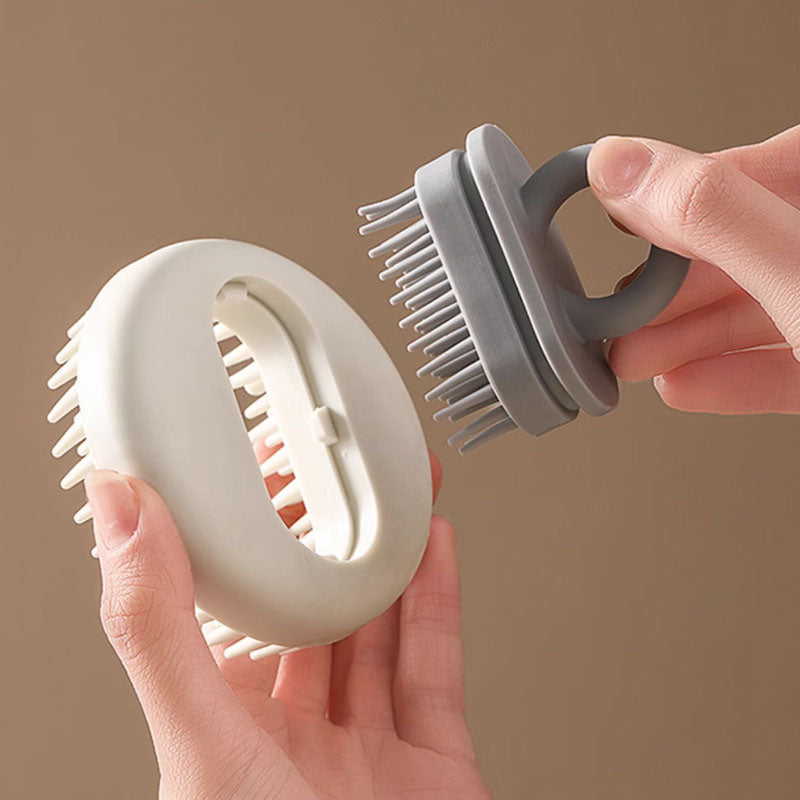 Silicone Shampoo Brush Massage Comb