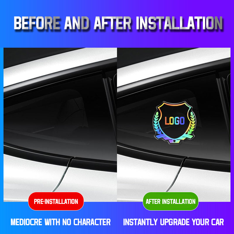 Electroplated Car Sticker Decoration