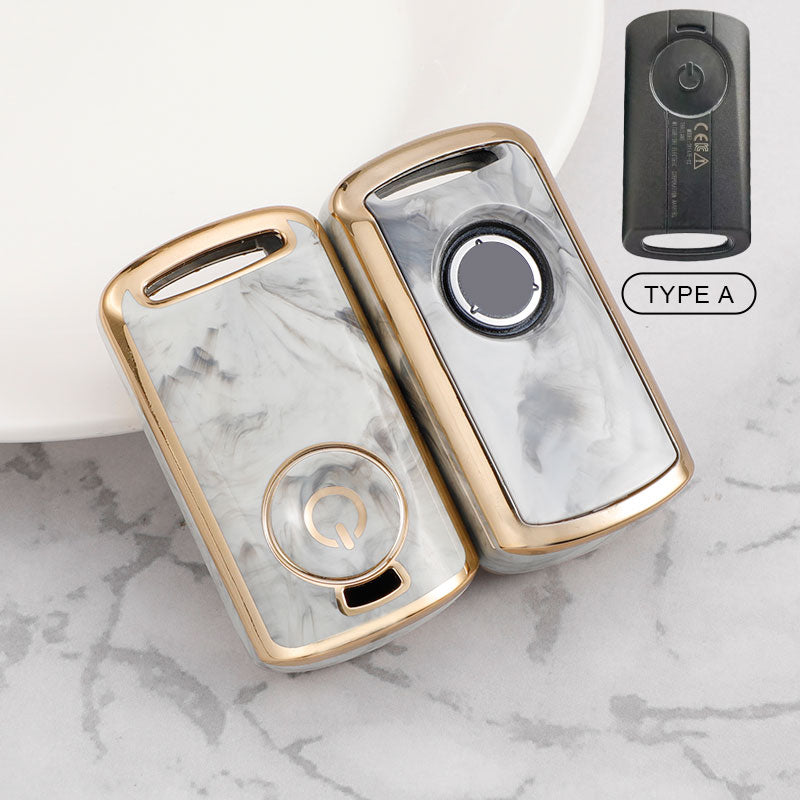 For Yamaha-Car Rhinestone Keychain Key Case