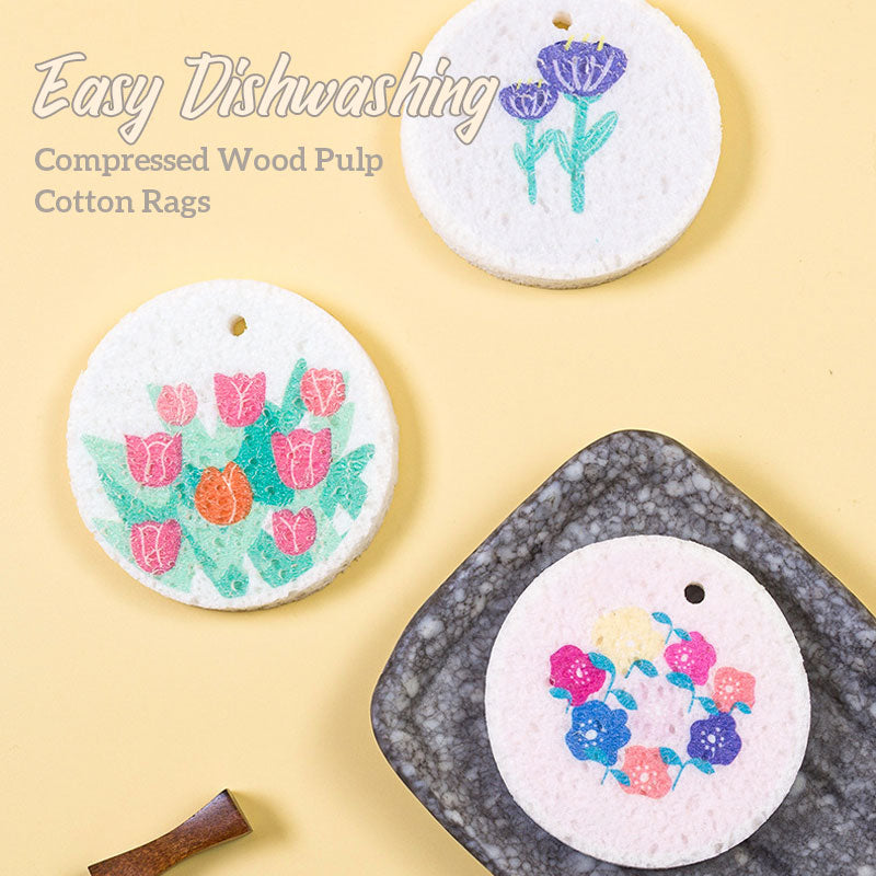 Compressed Wood Pulp Cotton Rags