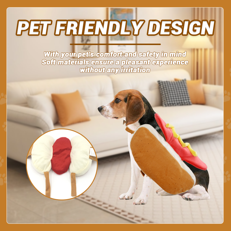 Hot Dog Pet Costume