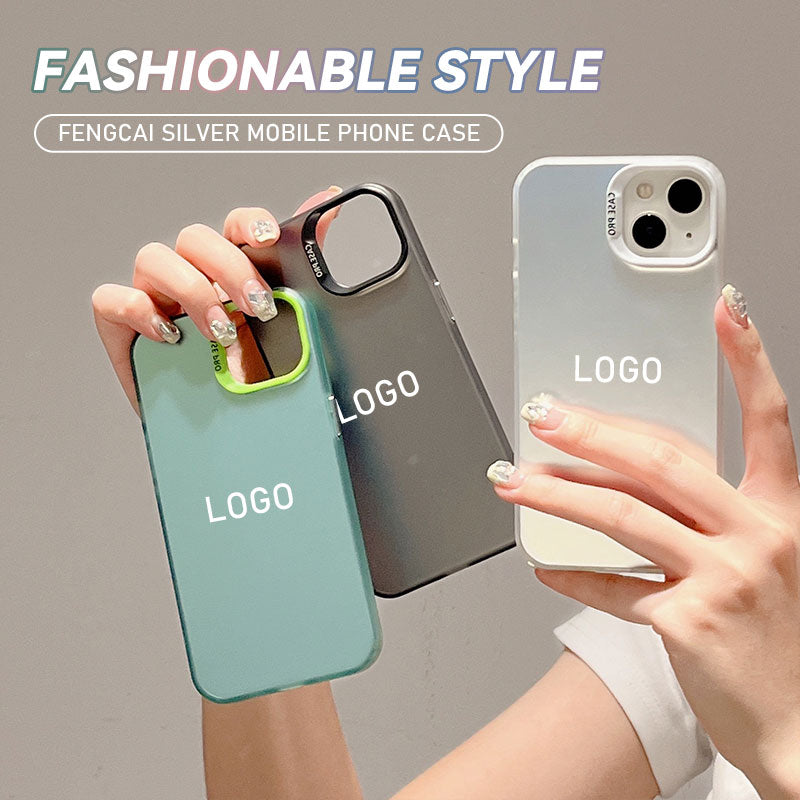 Fengcai Silver Mobile Phone Case
