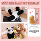 Cartoon Creative Snap Ring Plush Toy Bracelet