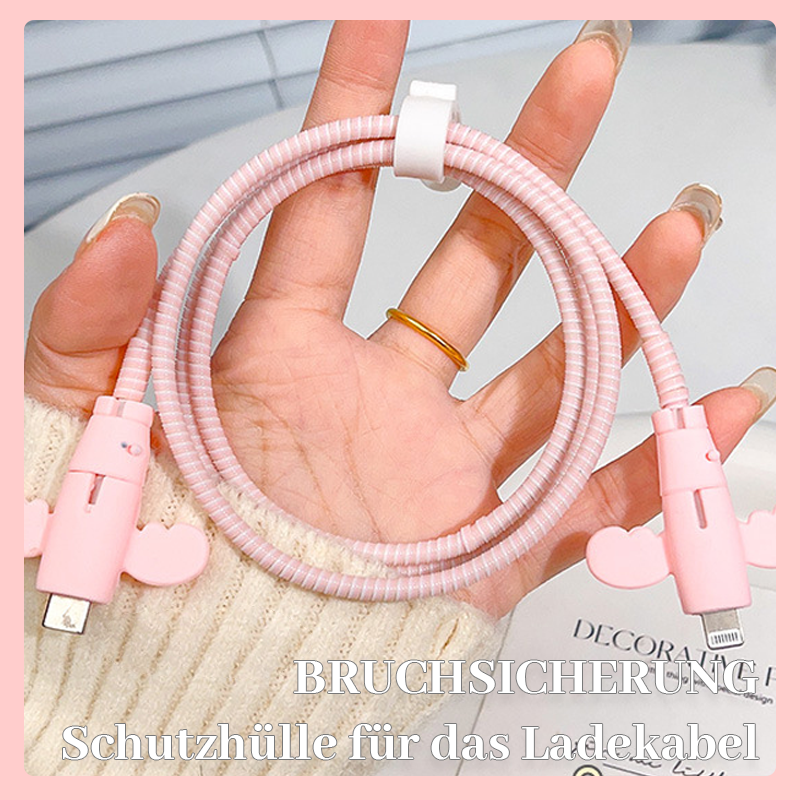 Engelsflügel Datenkabel Schutzhülle (3 Stück) / Angel Wings Data Cable Protective Case