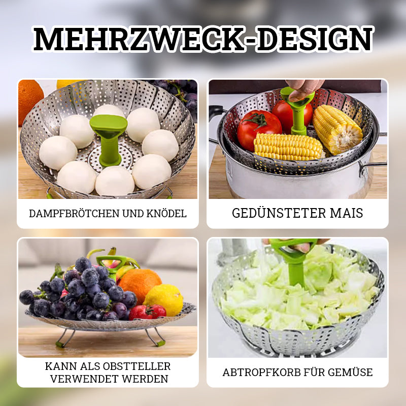 Dampfgarer aus Edelstahl