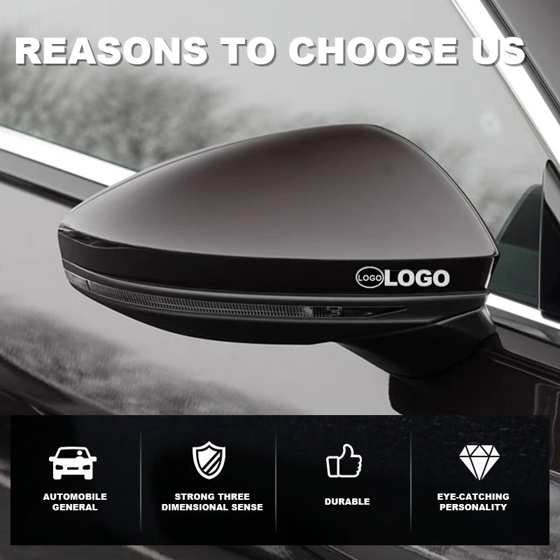 Car Interior Metal Sticker(4PCS)