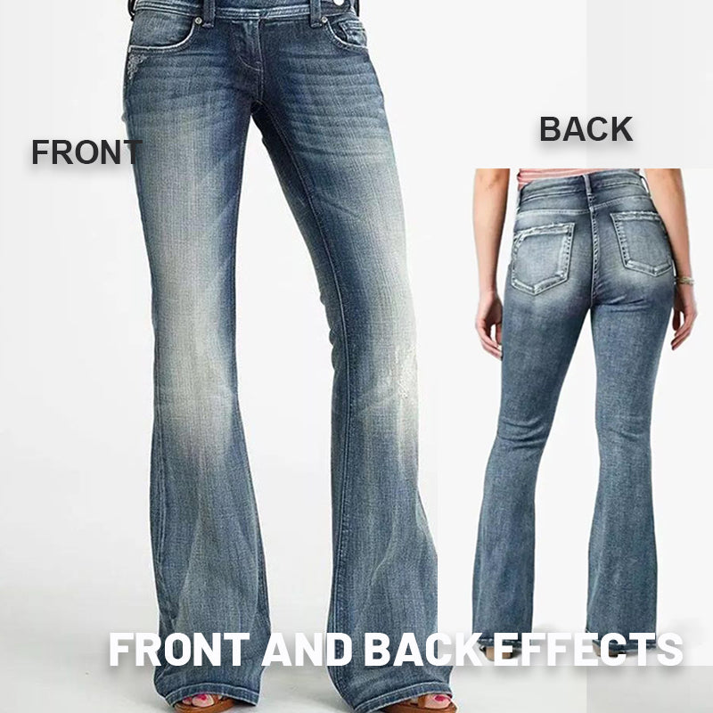 Women's Mid-Rise Bootcut Jeans