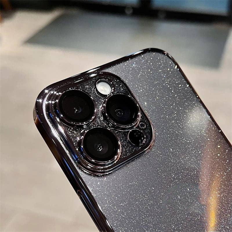 Transparent Glitter Phone Case
